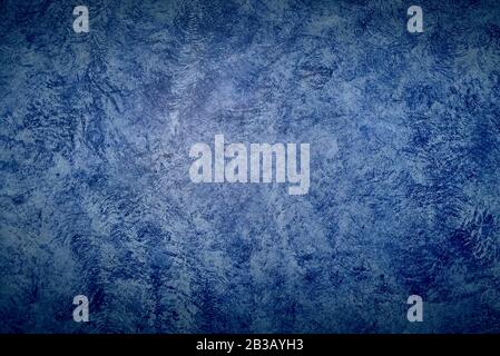 Blue wall texture or background close up Stock Photo