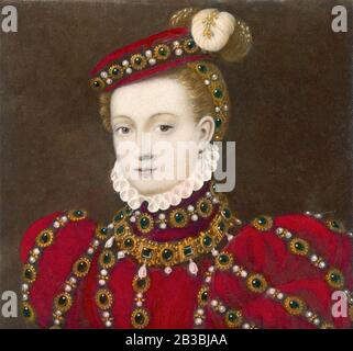 MARY QUEEN OF SCOTS (1542-1587) Pretender to the English throne Stock Photo