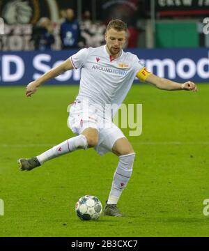 Leverkusen, Germany. 04th Mar, 2020. DFB Cup, Bayer 04 Leverkusen - 1. FC Union Berlin, Marvin Friedrich (Union) Credit: Juergen Schwarz/Alamy Live News Stock Photo