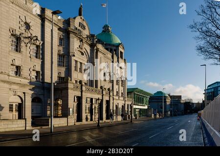 His Majesty's Theatre, Aberdeen, Scotland in the early morning light Stock Photo