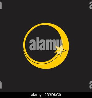 star circle motion geometric symbol logo vector Stock Vector