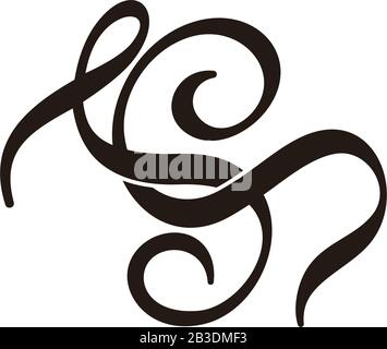 letter s curves motion ribbon shape symbol logo vector Stock Vector