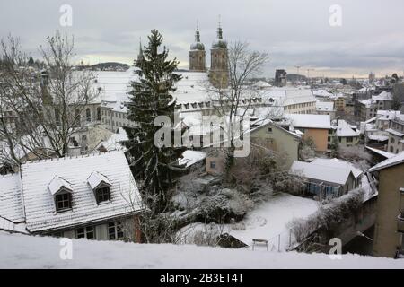The Cathedral and Abbey Library of St Gall, Sankt Gallen SG Stock Photo