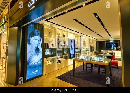 HONG KONG CHINA JANUARY 23 2019 APM Monaco store at