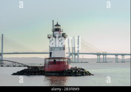 Tarrytown Lighthouse Stock Photo