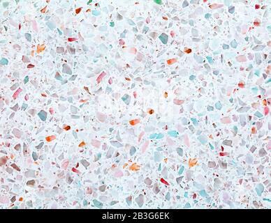 terrazzo flooring or marble monochrome old. polished stone texture beautiful for background pattern wall and color gray beautiful with copy space add Stock Photo