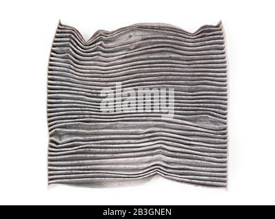 dirty car air conditioning filter isolated on white background Stock Photo