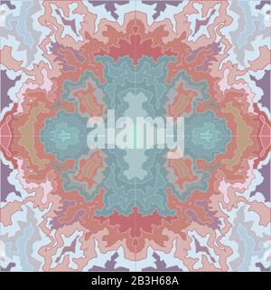 Terrazzo Seamless Pattern. Vector Texture Of Pink Marble With Turquoise Accents. Marble Rock Floor Stone Texture. Imitation of Stone structure, Backgr Stock Vector
