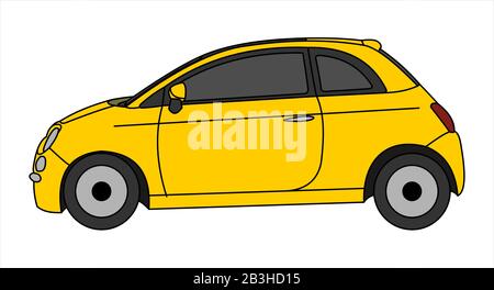 car isolated on white background Stock Vector Image & Art - Alamy