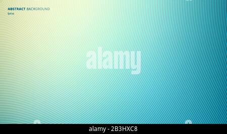 Abstract Blue Blurred Background with Circles Radial Texture. Vector Illustration Stock Vector
