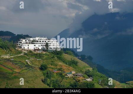 Hotel Berge, Sa Pa, Vietnam Stock Photo