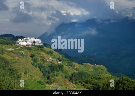 Hotel Berge, Sa Pa, Vietnam Stock Photo