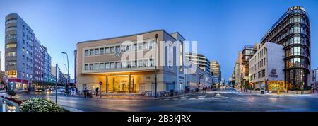 Plaza de Barcelona, Almeria, Andalucia, Spain Stock Photo