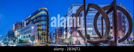 Plaza de Barcelona, Almeria, Andalucia, Spain Stock Photo