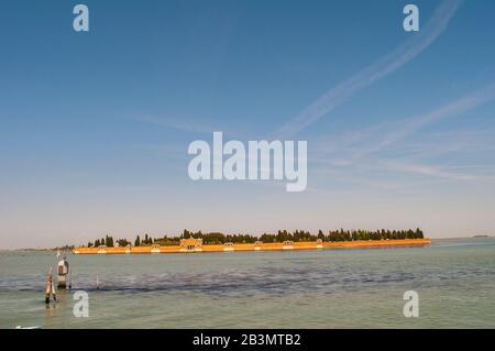 San Michele Cemetery Island - Venice, Italy Stock Photo