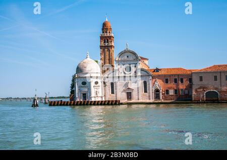 San Michele Cemetery Island - Venice, Italy Stock Photo