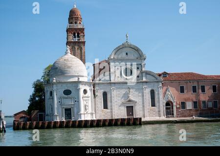 San Michele Cemetery Island - Venice, Italy Stock Photo