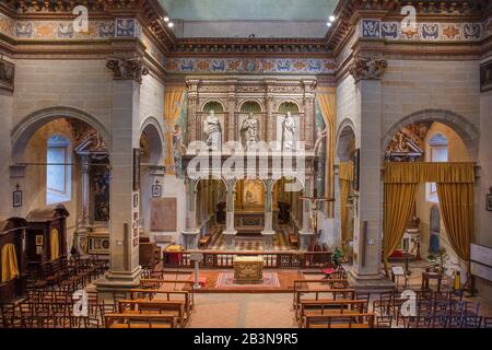 Sanctuary of the Madonna di Mongiovino, Panicale, Umbria, Italy, Europe Stock Photo