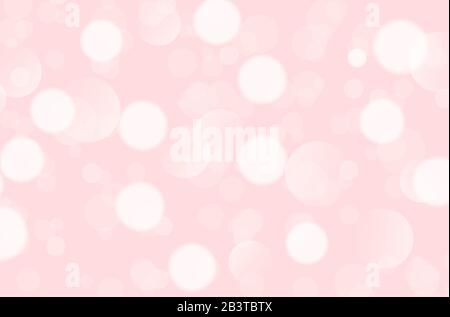 Abstract pink background with bokeh. Vector illustration Stock Vector ...