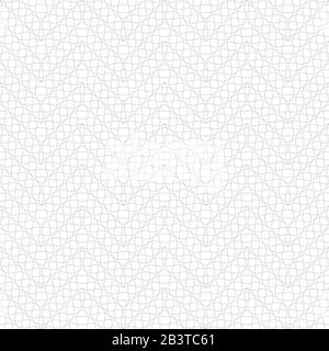 Vector seamless pattern. Abstract linear textured background. Modern geometric texture with intersecting waved lines and zigzag shapes. Regularly repe Stock Vector