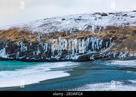 Mistaken Point Ecological Reserve on the Avalon Peninsula, one of the world's most significant fossil sites, Newfoundland, Canada Stock Photo