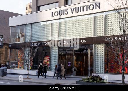 Louis Vuitton Holt Renfrew Bloor St Toronto store Canada
