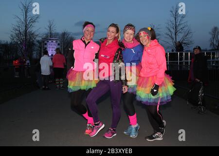 Newcastle Upon Tyne, UK, 4th March 2020, International Women's Day UK: This Girl Can in Exhibition Park, Credit DavidWhinham/Alamy Live News Stock Photo