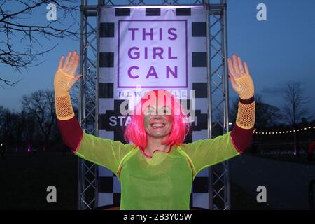 Newcastle Upon Tyne, UK, 4th March 2020, International Women's Day UK: This Girl Can in Exhibition Park, Credit DavidWhinham/Alamy Live News Stock Photo