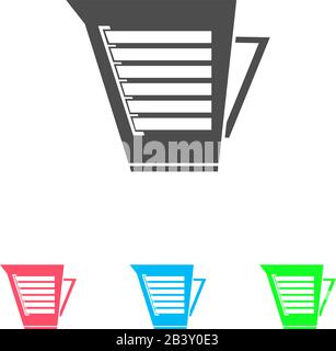 Kettle icon flat. Color pictogram on white background. Vector illustration symbol and bonus icons Stock Vector