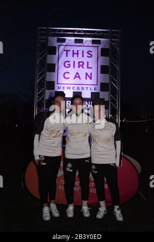 Newcastle Upon Tyne, UK, 4th March 2020, International Women's Day UK: This Girl Can in Exhibition Park, Credit DavidWhinham/Alamy Live News Stock Photo