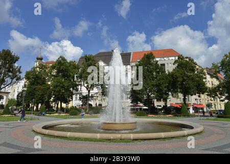 Brunnen, Viktoria-Luise-Platz, Schoeneberg, Berlin, Deutschland / Schöneberg Stock Photo