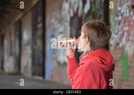 Jugendlicher, Bier, Trinken