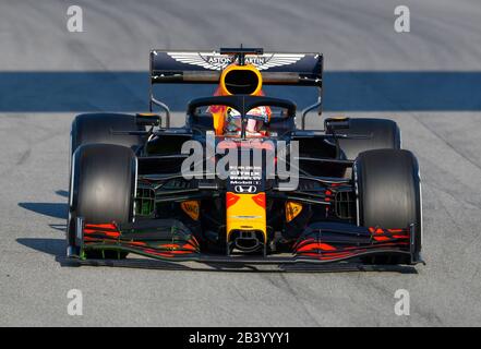 Circuit de Barcelona-Catalunya in Montmelo Spain 19.2.2020, Formula 1 pre-season testing, Max Verstappen (NED), Aston Martin Red Bull Racing Stock Photo