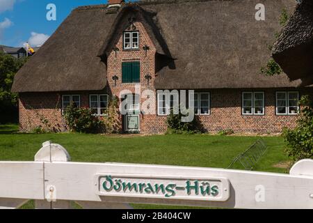 Community of Nebel, North Sea island of Amrum, North Frisia, Schleswig-Holstein, North Germany, Europe Stock Photo