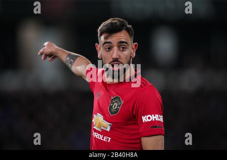 Derby, UK. 05th Mar, 2020. Bruno Fernandes of Man Utd during the FA Cup 5th round match between Derby County and Manchester United at the Ipro Stadium, Derby, England on 5 March 2020. Photo by Andy Rowland. Credit: PRiME Media Images/Alamy Live News