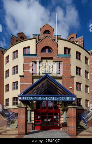 leeds magistrates westgate court alamy yorkshire england entrance west front