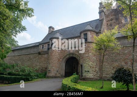 Dean Castle in Kilmarnock, East Ayrshire Stock Photo