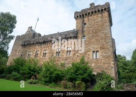 Dean Castle in Kilmarnock, East Ayrshire Stock Photo