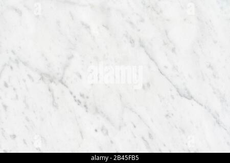 White Carrara Marble natural light for bathroom or kitchen white countertop. High resolution texture and pattern. Stock Photo