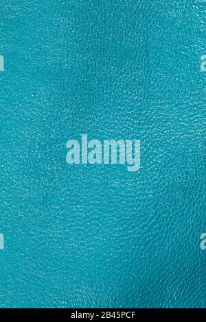 Blue leather texture for background Stock Photo