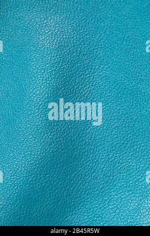 Blue leather texture for background Stock Photo