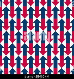 Arrows seamless pattern. Sketch design symbols. Colorful illustration. EPS10 Stock Vector