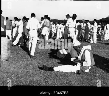Mahalakshmi Race Course, Racecourse, Bombay, Mumbai, Maharashtra, India, Asia, 1947, old vintage 1900s picture Stock Photo