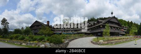 Trapp Family Lodge, Stowe, Vermont, USA Stock Photo