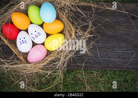 Easter Eggs Stock Photo