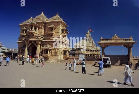 Somnath Temple, Shree Somnath Jyotirlinga Temple, Prabhas Patan, Veraval, Saurashtra, Gujarat, India, Asia Stock Photo