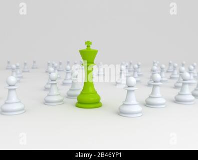 Chess Pawns by Kateryna Kon/science Photo Library