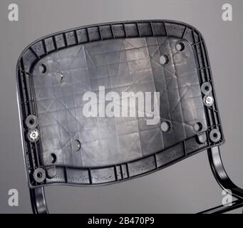 Plastic chair backrest Stock Photo