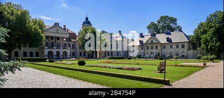 Poland, Lublin province, village of Kozlowka, The Zamoyskis palace, 18th century Stock Photo