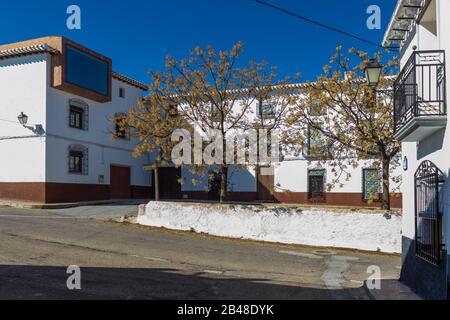 Traditional Spanish Rural Houses in El Contador, A Small town In Andalusia Spain Stock Photo